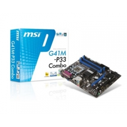 MSI G41M-P33 COMBO s775 G41 2DDR3/2DDR2 LAN uATX