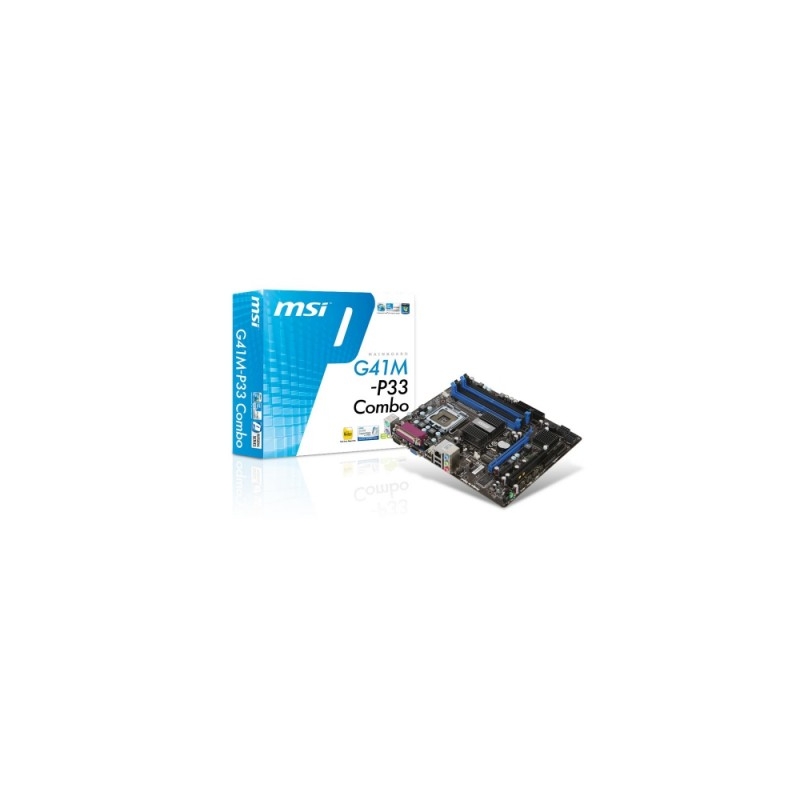 MSI G41M-P33 COMBO s775 G41 2DDR3/2DDR2 LAN uATX