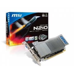 MSI GeForce CUDA GF210 1GB DDR3 PCI-E 64BIT DVI/HDMI/D-SUB BOX