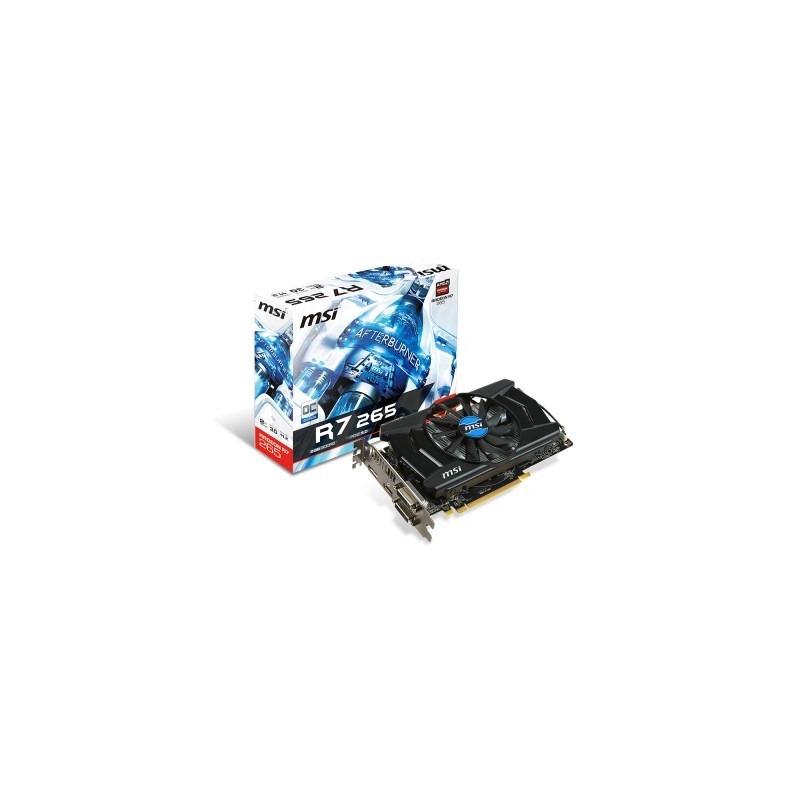 MSI Radeon R7 265OC 2GB DDR5 256BIT 2DVI/HDMI/DP BOX