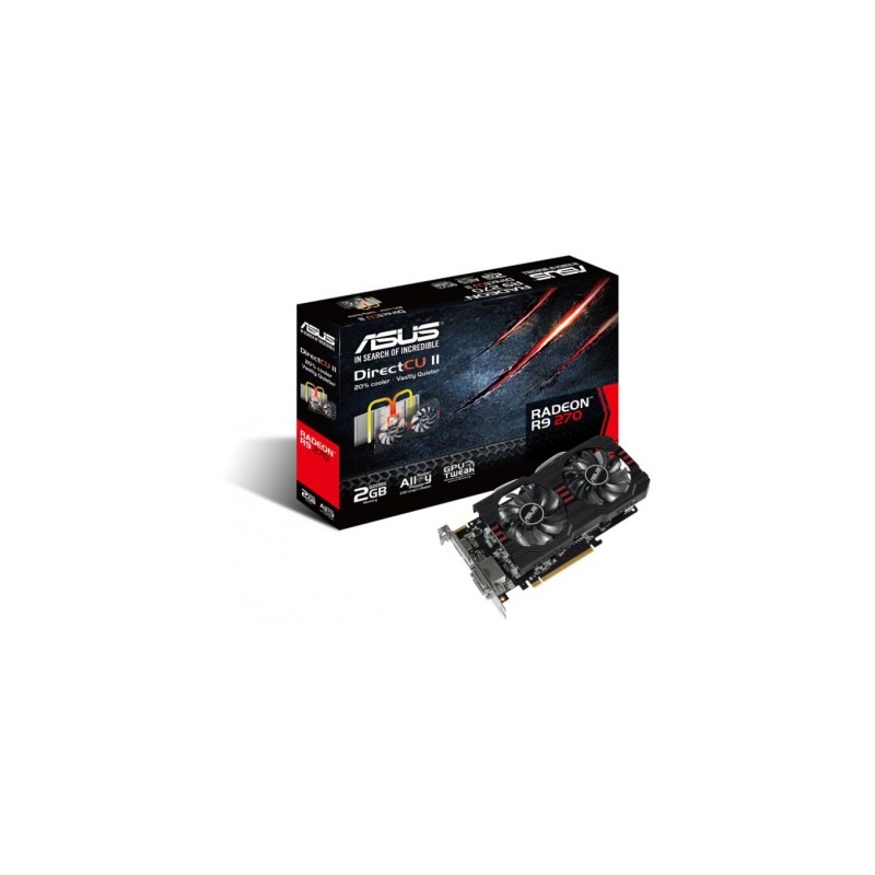 Asus Radeon R9 270OC 2GB DDR5 PCI-E 256BIT 2DVI/HDMI/DP BOX