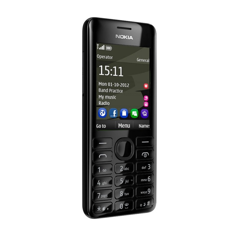 Nokia Asha 206 Black DUAL SIM